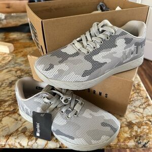 NOBULL Gray Sneakers Athletic Camouflage Design
